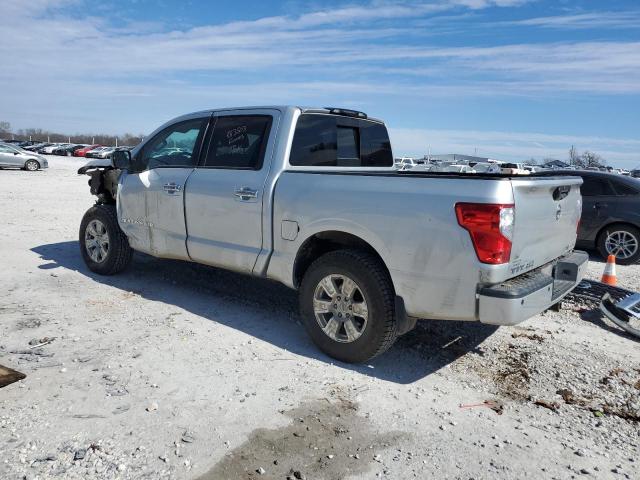 1N6AA1E53JN551536 - 2018 NISSAN TITAN SV SILVER photo 2