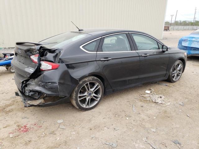 3FA6P0D90ER387922 - 2014 FORD FUSION TITANIUM BLACK photo 3