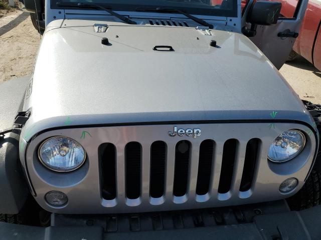 1C4AJWAG3EL160864 - 2014 JEEP WRANGLER SPORT GRAY photo 11