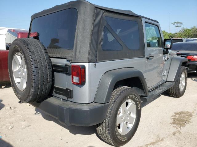 1C4AJWAG3EL160864 - 2014 JEEP WRANGLER SPORT GRAY photo 3