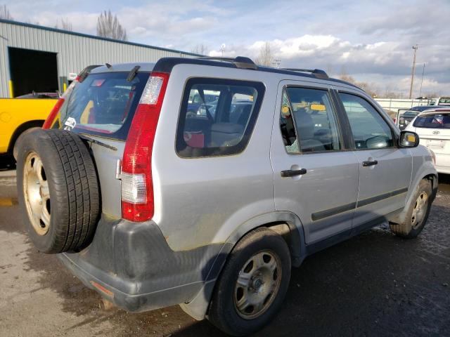 JHLRD78596C028152 - 2006 HONDA CR-V LX SILVER photo 3