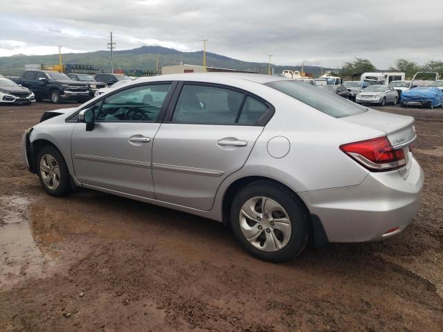 2HGFB2F52EH530638 - 2014 HONDA CIVIC LX SILVER photo 2