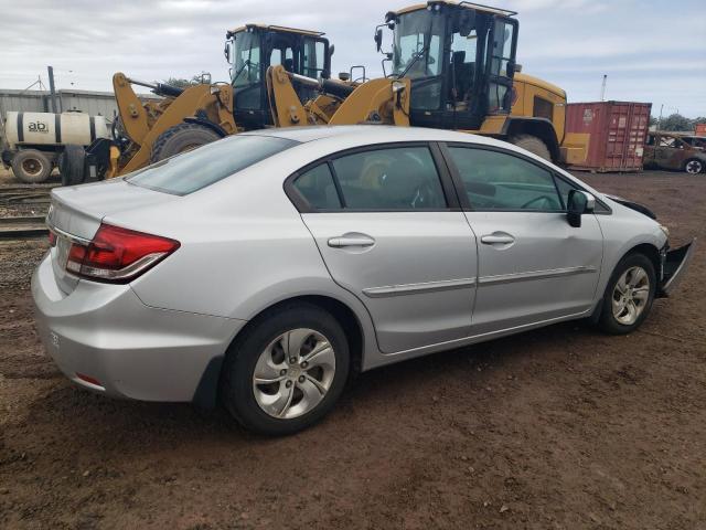 2HGFB2F52EH530638 - 2014 HONDA CIVIC LX SILVER photo 3