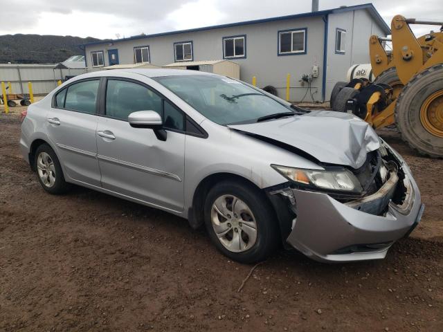 2HGFB2F52EH530638 - 2014 HONDA CIVIC LX SILVER photo 4