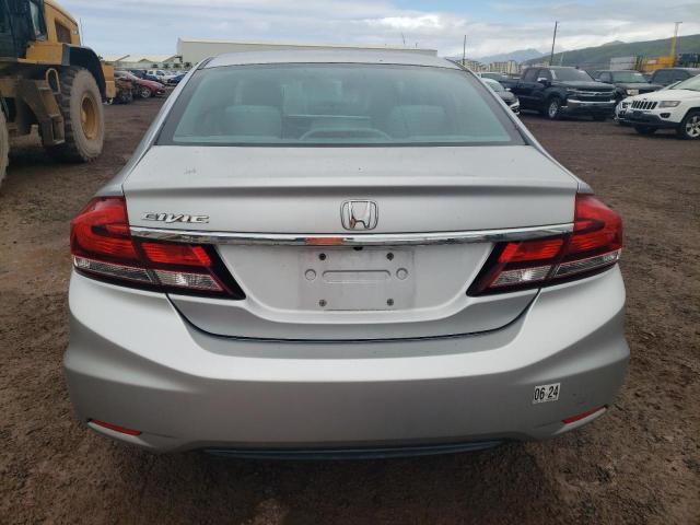 2HGFB2F52EH530638 - 2014 HONDA CIVIC LX SILVER photo 6