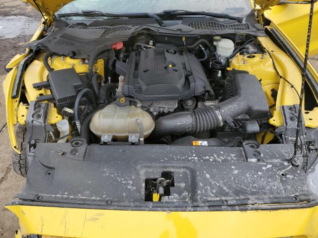 1FA6P8TH1G5294968 - 2016 FORD MUSTANG YELLOW photo 11