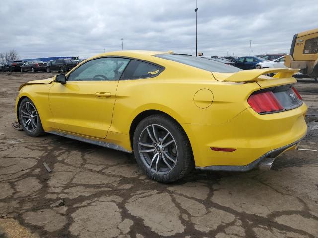 1FA6P8TH1G5294968 - 2016 FORD MUSTANG YELLOW photo 2