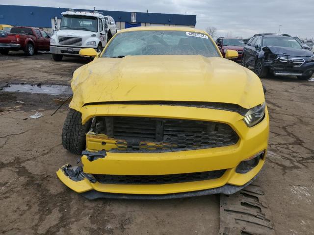 1FA6P8TH1G5294968 - 2016 FORD MUSTANG YELLOW photo 5