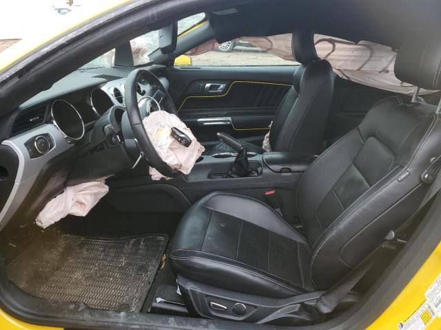 1FA6P8TH1G5294968 - 2016 FORD MUSTANG YELLOW photo 7