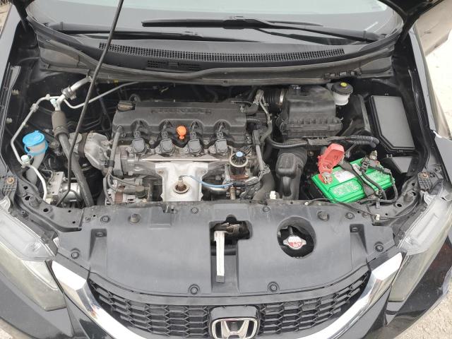 19XFB2F91EE071633 - 2014 HONDA CIVIC EXL შავი ფოტო 11