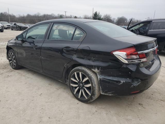 19XFB2F91EE071633 - 2014 HONDA CIVIC EXL შავი ფოტო 2