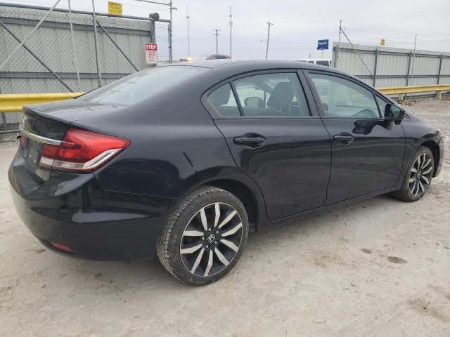 19XFB2F91EE071633 - 2014 HONDA CIVIC EXL შავი ფოტო 3