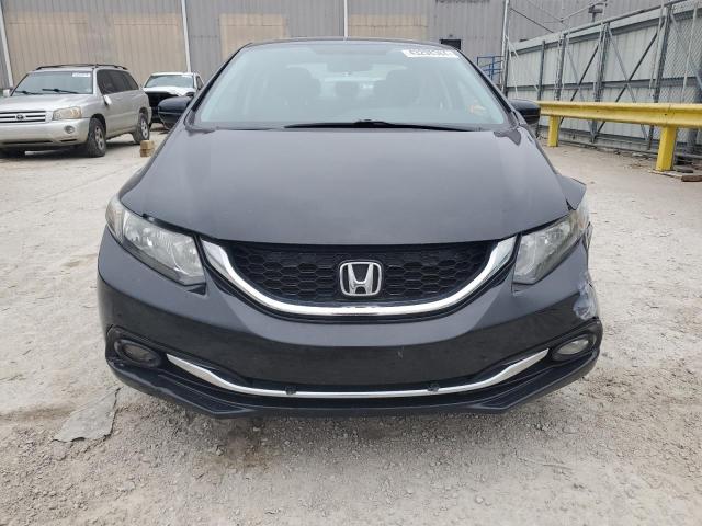 19XFB2F91EE071633 - 2014 HONDA CIVIC EXL შავი ფოტო 5
