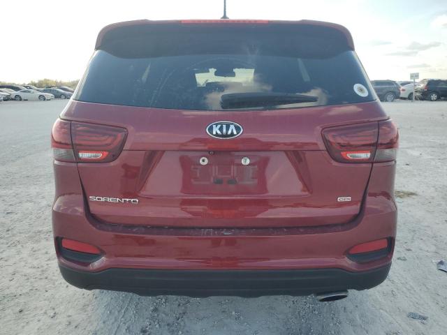 5XYPG4A37KG571153 - 2019 KIA SORENTO L RED photo 6