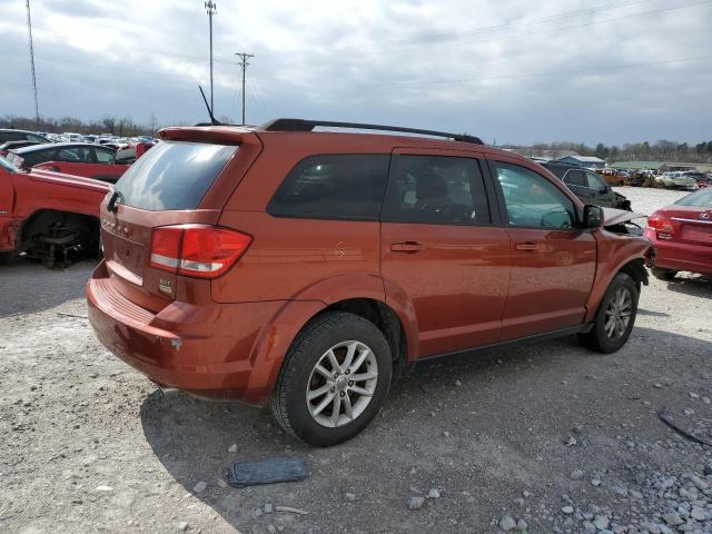 3C4PDCBG2ET108127 - 2014 DODGE JOURNEY SXT ORANGE photo 3