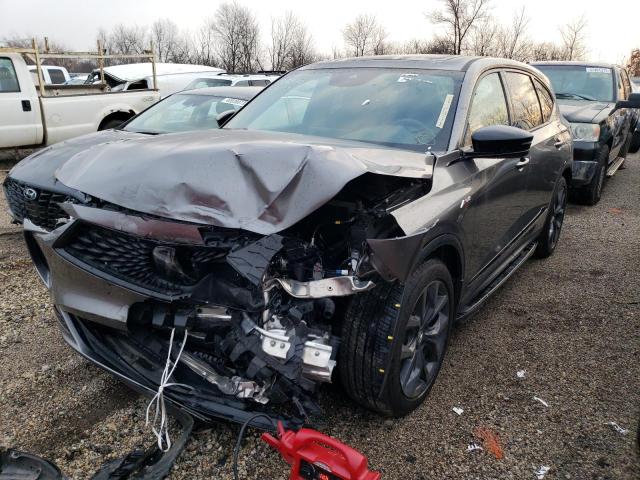 5J8YE1H08NL042454 - 2022 ACURA MDX A-SPEC GRAY photo 1