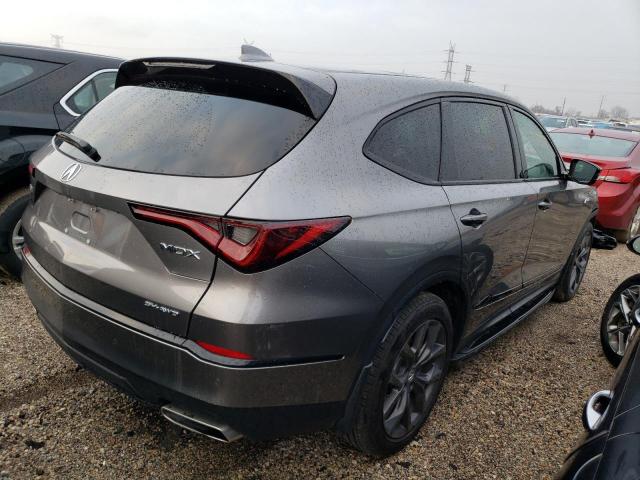 5J8YE1H08NL042454 - 2022 ACURA MDX A-SPEC GRAY photo 3