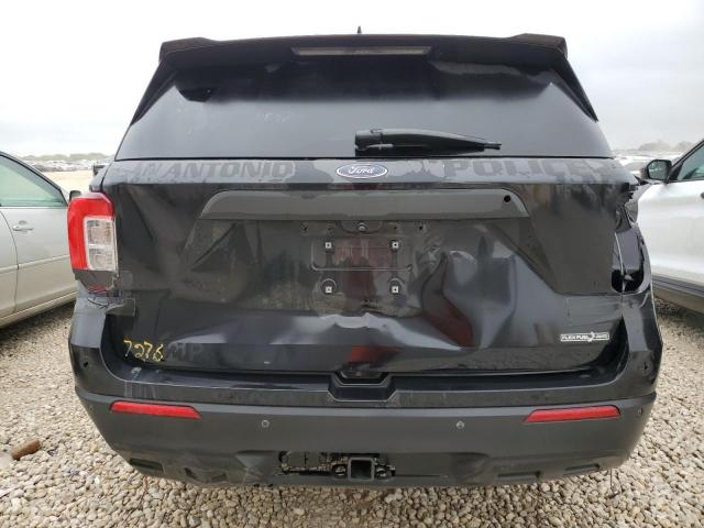 1FM5K8AB6MGA46956 - 2021 FORD EXPLORER POLICE INTERCEPTOR TWO TONE photo 6