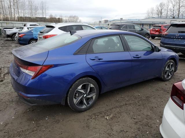 KMHLS4AG2PU480485 - 2023 HYUNDAI ELANTRA SEL BLUE photo 3