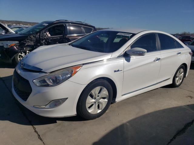 KMHEC4A43DA093713 - 2013 HYUNDAI SONATA HYBRID WHITE photo 1