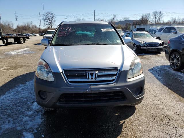 SHSRD78815U323585 - 2005 HONDA CR-V EX SILVER photo 5