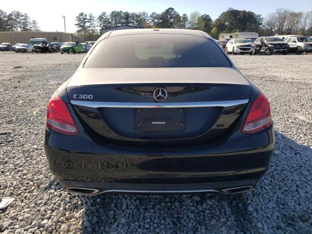 55SWF4JB1GU149737 - 2016 MERCEDES-BENZ C300 300 BLACK photo 6