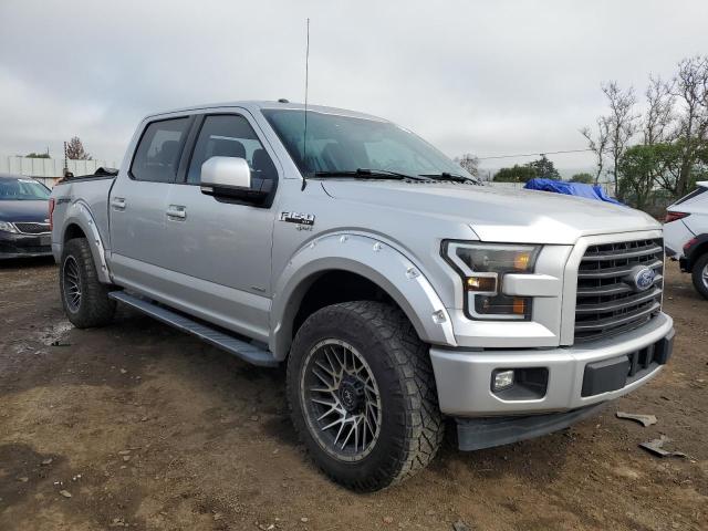 1FTEW1CG1HKC25398 - 2017 FORD F150 SUPERCREW SILVER photo 4