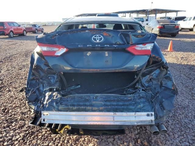 4T1B11HK3JU608991 - 2018 TOYOTA CAMRY SE L BLUE photo 6