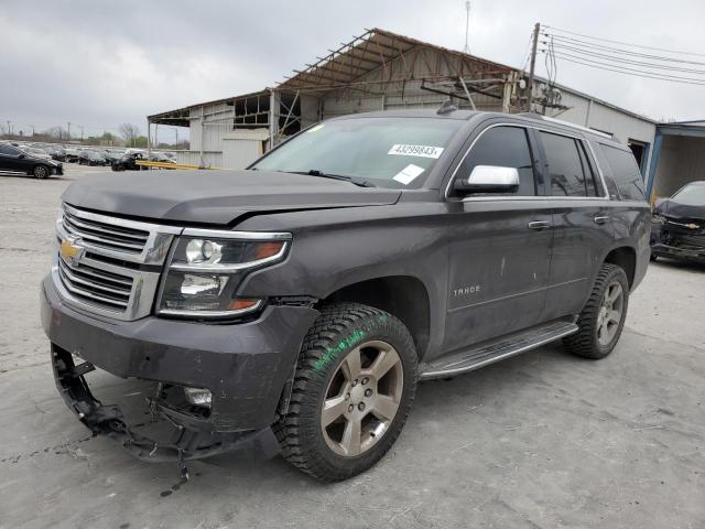 1GNSCCKC7GR347721 - 2016 CHEVROLET TAHOE C1500 LTZ GRAY photo 1