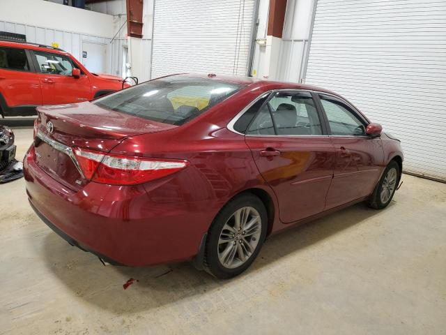 4T1BF1FK0HU808600 - 2017 TOYOTA CAMRY LE RED photo 3