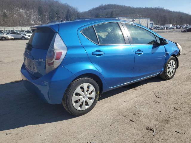 JTDKDTB32D1537085 - 2013 TOYOTA PRIUS C BLUE photo 3