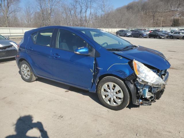 JTDKDTB32D1537085 - 2013 TOYOTA PRIUS C BLUE photo 4