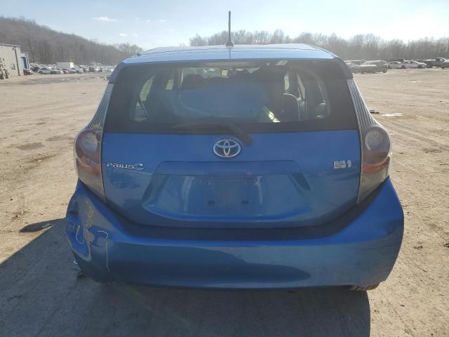 JTDKDTB32D1537085 - 2013 TOYOTA PRIUS C BLUE photo 6