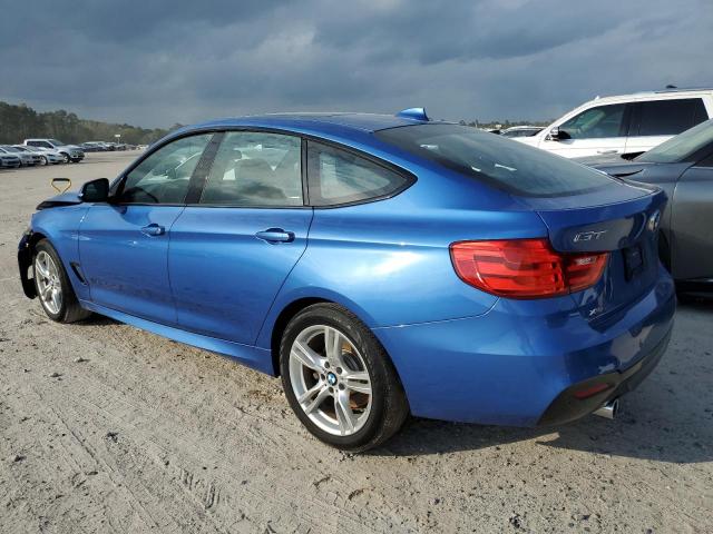 WBA3X9C56FD868314 - 2015 BMW 335 XIGT BLUE photo 2