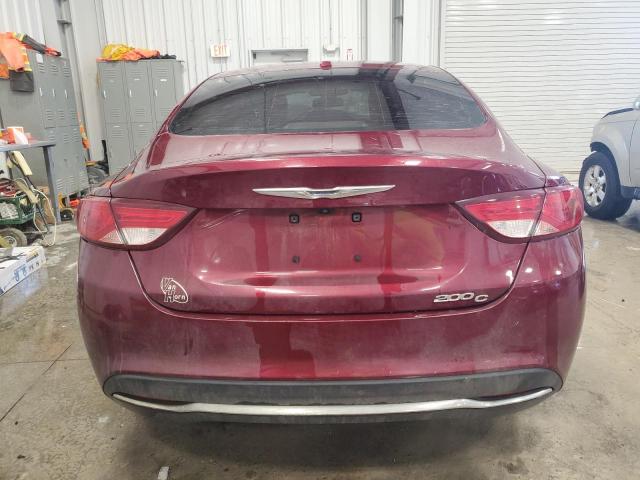 1C3CCCCB4FN662988 - 2015 CHRYSLER 200 C RED photo 6