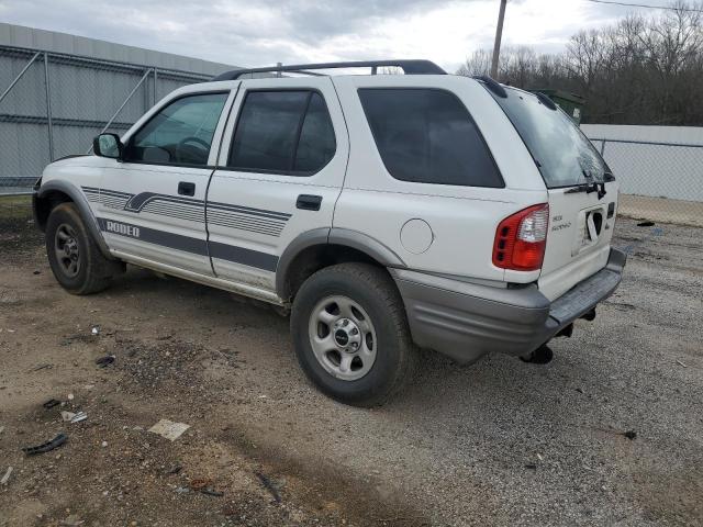 4S2CK58W524329449 - 2002 ISUZU RODEO S WHITE photo 2