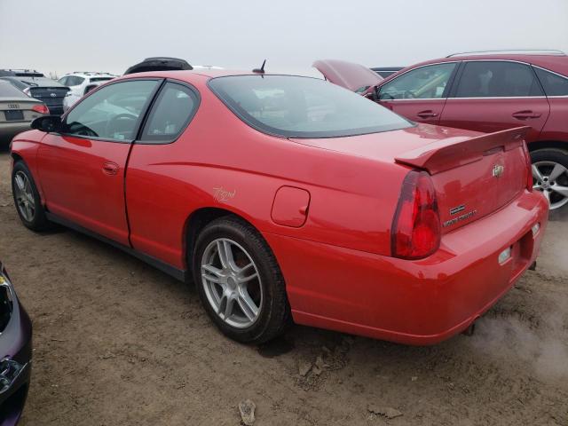 2G1WK151169247210 - 2006 CHEVROLET MONTE CARL LT RED photo 2