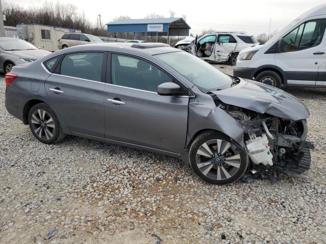 3N1AB7AP6KY279744 - 2019 NISSAN SENTRA S GRAY photo 4