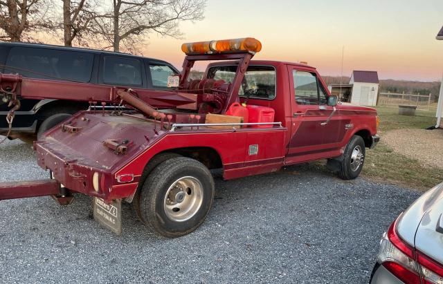 1FDJF37MXJNB18490 - 1988 FORD F350 BURGUNDY photo 4