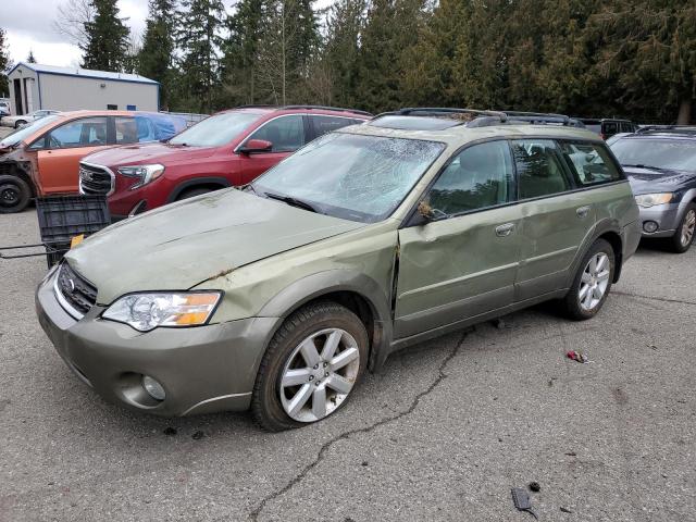 4S4BP62C867360305 - 2006 SUBARU LEGACY OUTBACK 2.5I LIMITED GREEN photo 1