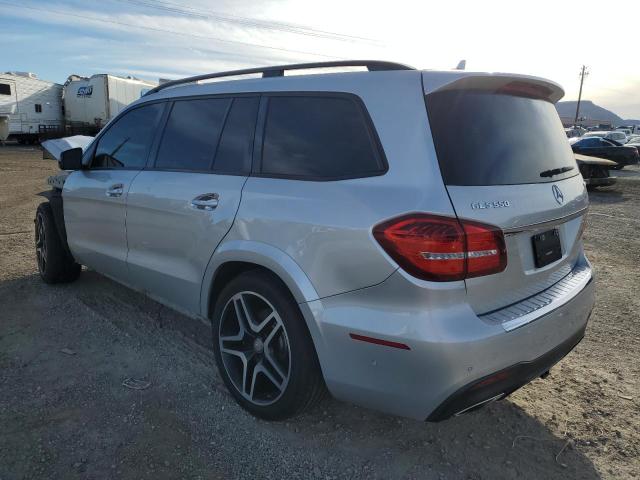 4JGDF7DE1HA874776 - 2017 MERCEDES-BENZ GLS 550 4MATIC SILVER photo 2