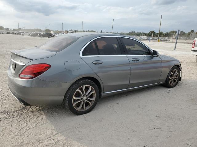 55SWF4KB0FU066054 - 2015 MERCEDES-BENZ C 300 4MATIC SILVER photo 3