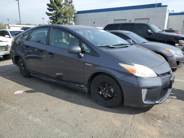 JTDKN3DUXC1578176 - 2012 TOYOTA PRIUS GRAY photo 4