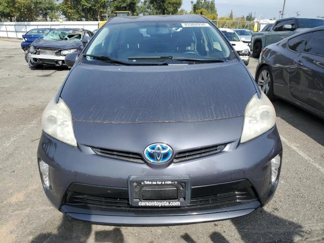 JTDKN3DUXC1578176 - 2012 TOYOTA PRIUS GRAY photo 5