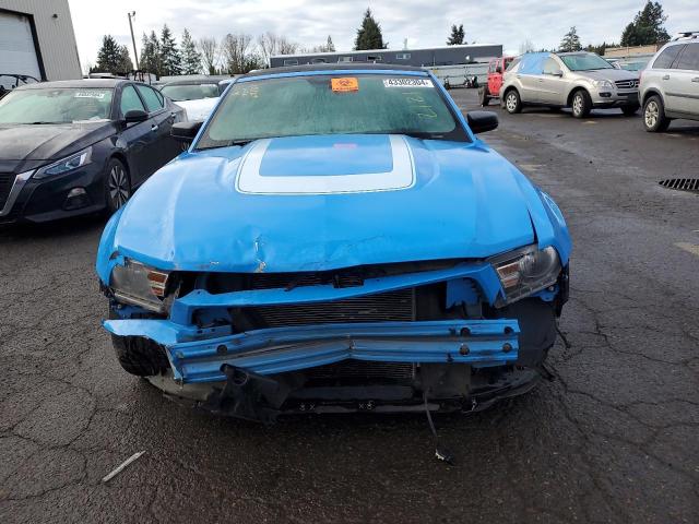 1ZVBP8EMXC5286989 - 2012 FORD MUSTANG BLUE photo 5