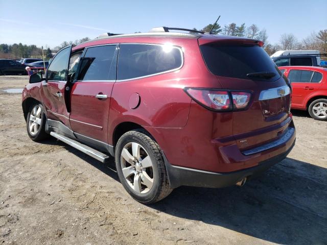 1GNKVJKD2FJ343998 - 2015 CHEVROLET TRAVERSE LTZ BURGUNDY photo 2