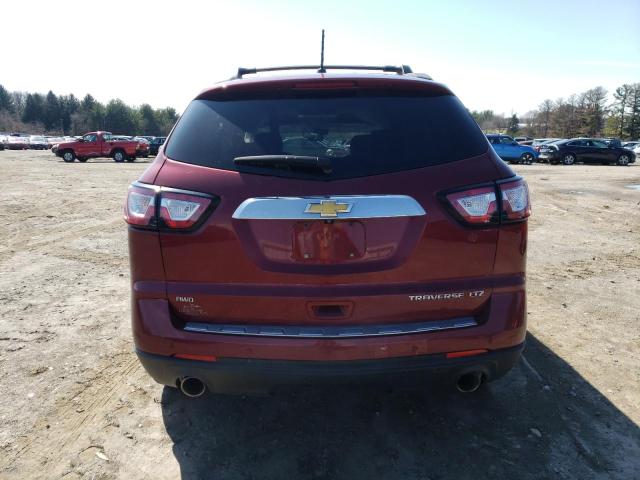 1GNKVJKD2FJ343998 - 2015 CHEVROLET TRAVERSE LTZ BURGUNDY photo 6