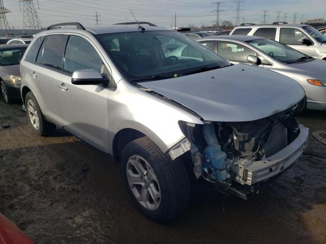 2FMDK3JC0DBE31525 - 2013 FORD EDGE SEL SILVER photo 4