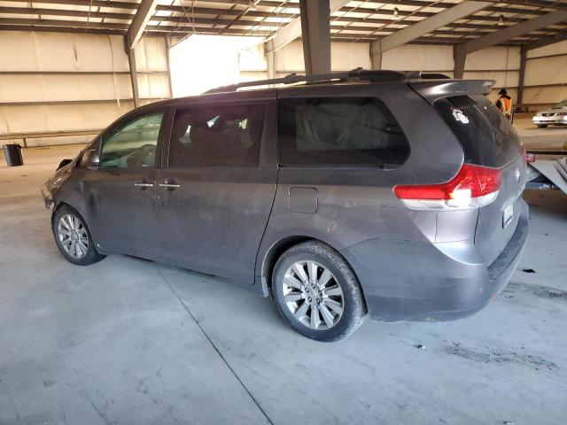 5TDDK3DC4BS006434 - 2011 TOYOTA SIENNA XLE GRAY photo 2