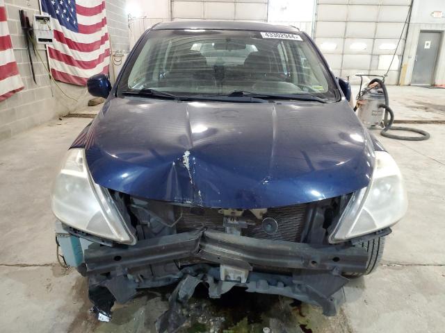 3N1BC13E58L372819 - 2008 NISSAN VERSA S BLUE photo 5